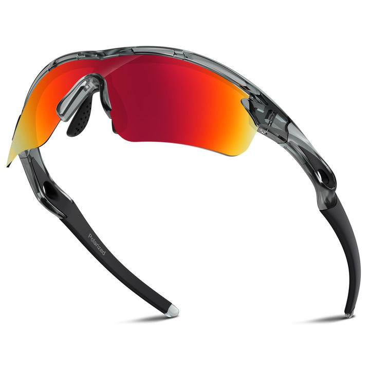 Polarized Sports Sunglasses for Men Women Youth Baseball Cycling Running Driving Fishing Tennis Golf Motor TAC UV400 TR90