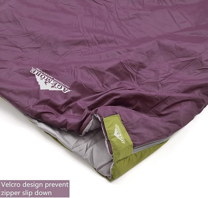AGEMORE Ultralight Warm Weather Envelope Sleeping Bag, Lightweight Waterproof Compact Sleeping Bag, for Spring Summer & Fall, 75’’L X 30’’W Fit for Kids Teens Or Adults Outdoor Camping & Backpacking