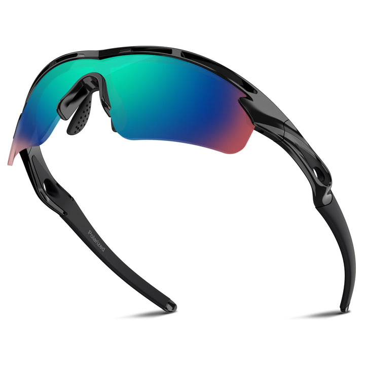 Polarized Sports Sunglasses for Men Women Youth Baseball Cycling Running Driving Fishing Tennis Golf Motor TAC UV400 TR90