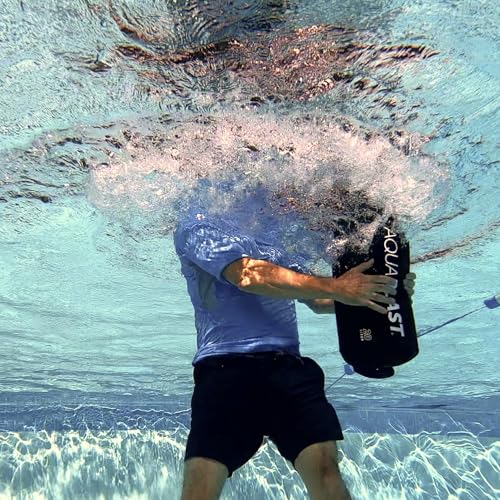 AquaBLAST Portable Fitness and Punching Bag, Water Exercise Equipment for Pools for a Total-Body, Low-Impact Workout, Pool Exercise Equipment, Sets Up in Seconds, Aquatic Exercise Equipment, 20 Liter