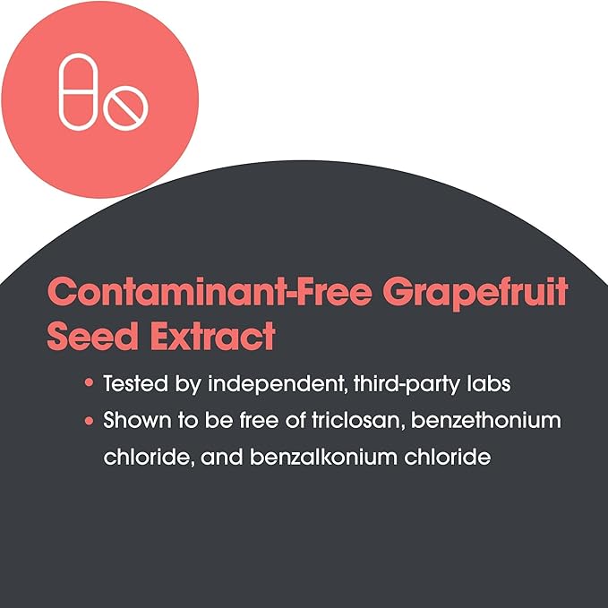 Allergy Research Group ParaMicrocidin 250 Supplement - Grapefruit Seed Extract 500mg, Supports Metabolic Function, Contaminant Free, Vegetarian Capsules - 120 Count