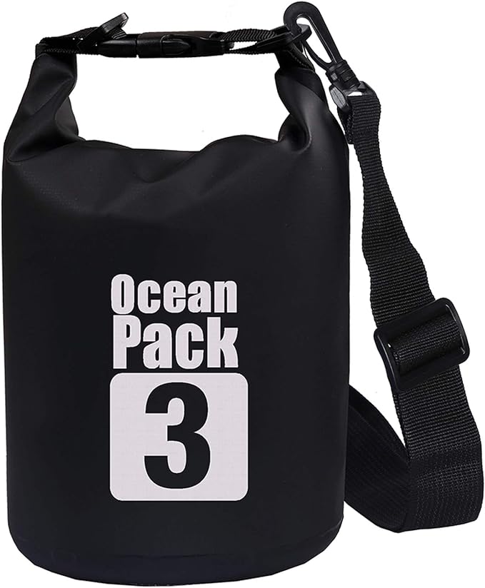 2L/3L/5L/10L/15L/20L/30L 500D Tarpaulin Heavey-Duty PVC Water Proof Dry Bag Sack for Kayaking/Boating/Canoeing/Fishing/Rafting/Swimming/Camping/Snowboarding