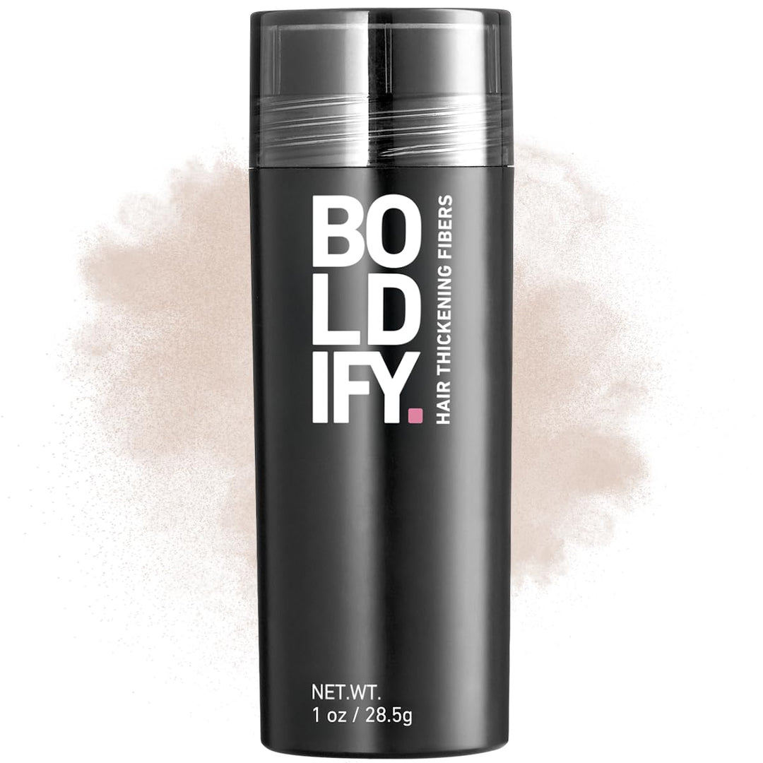 BOLDIFY Hair Fibers 28g | Thinning Hair Solution | Ash Brown for Men & Women