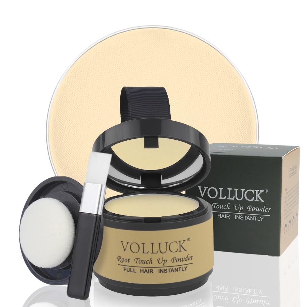 Volluck Root Touch Up Hair Powder Root Cover Up Hairline Shadow Powder Stick, Root Touch Up For Thinning Hair For Women And Men,