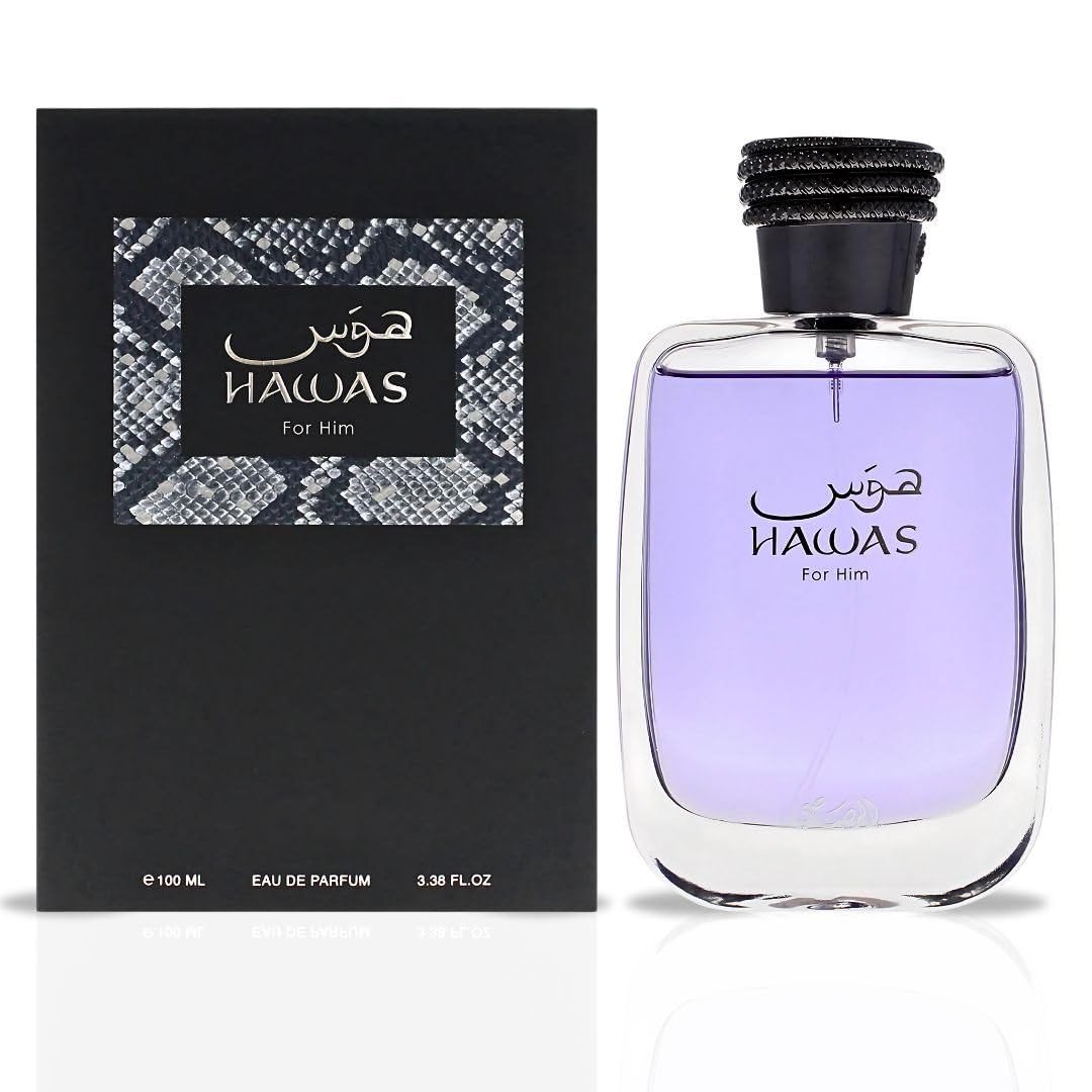 RASASI Hawas Ice Eau de Parfum for Men | 100ml | Premium Arabian Fragrance