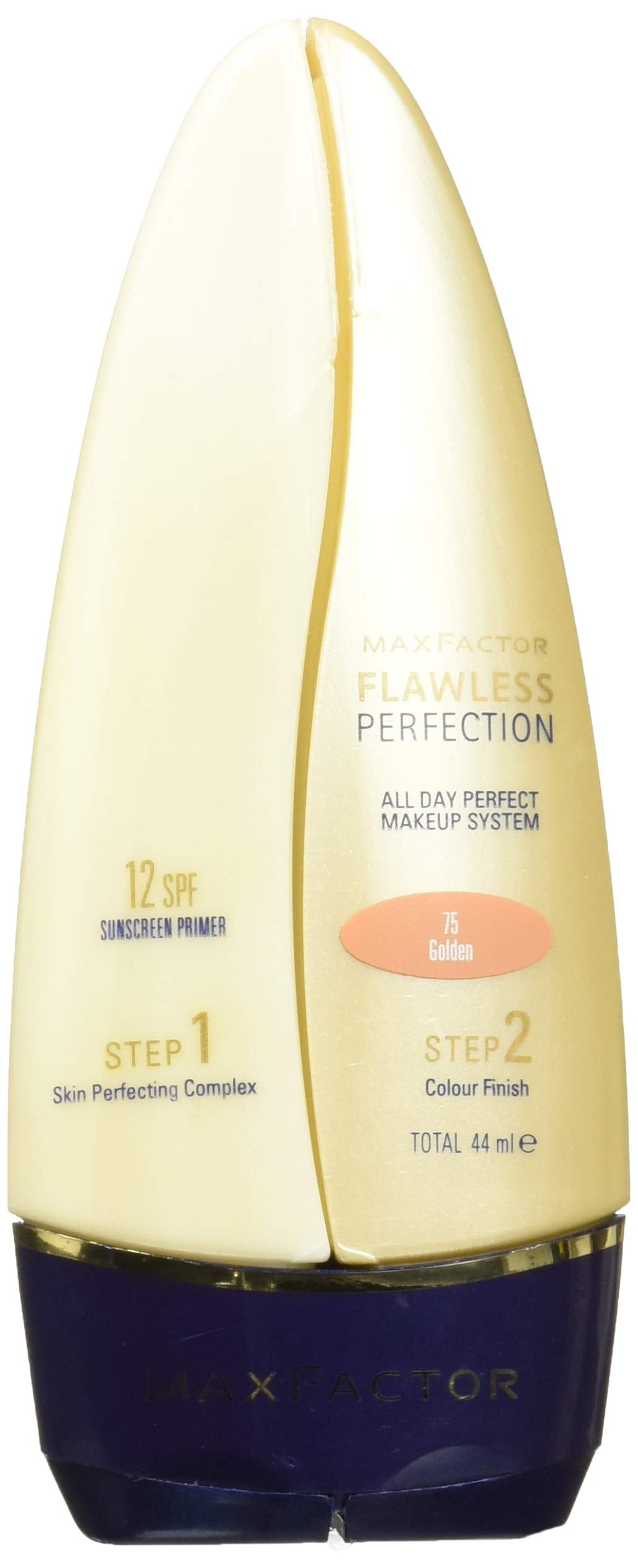 Max Factor Flawless Perfection Foundation SPF 12, No. 75 Golden, 1.48 Ounce