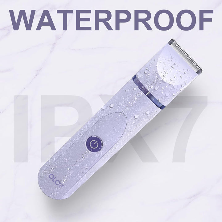 Electric Body Hair Trimmer | Waterproof Groomer for Men & Women | USB Rechargeable