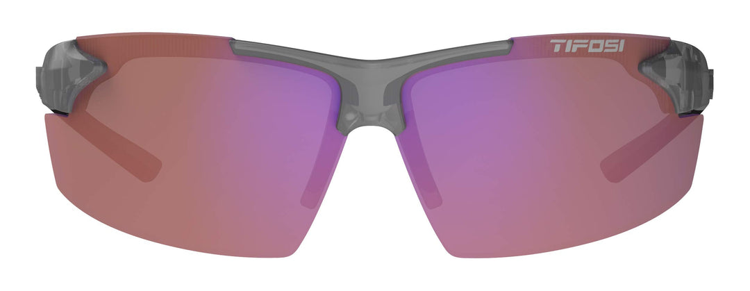 Tifosi Optics Track Sunglasses (Satin Vapor, AC Red)