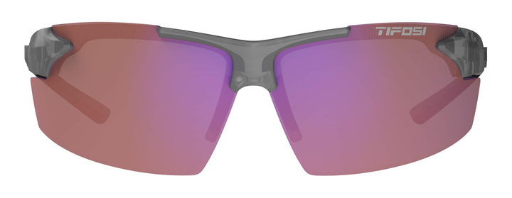 Tifosi Optics Track Sunglasses (Satin Vapor, AC Red)