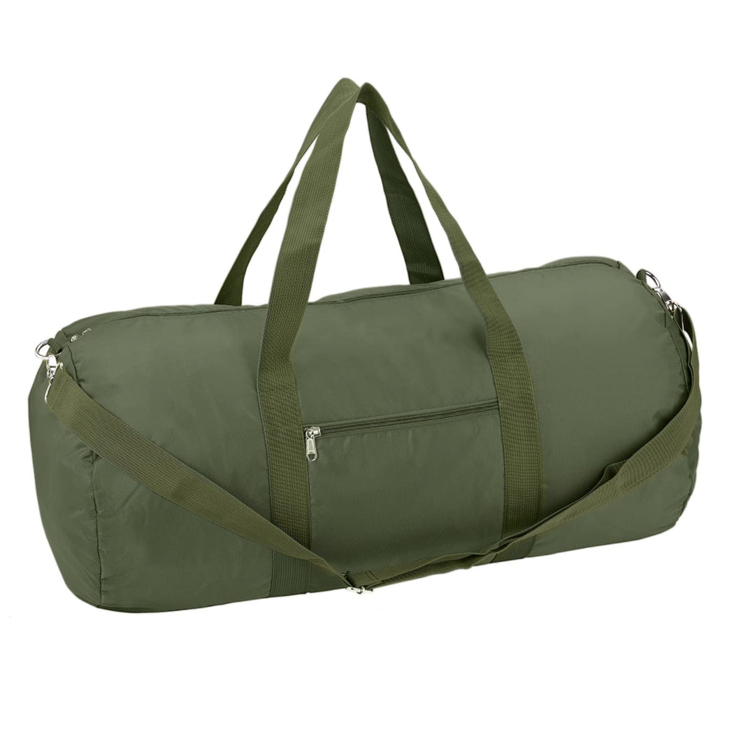 Vorspack Duffel Bag 24 Inches Foldable Lightweight Gym Bag with Inner Pocket for Travel Sports - Green