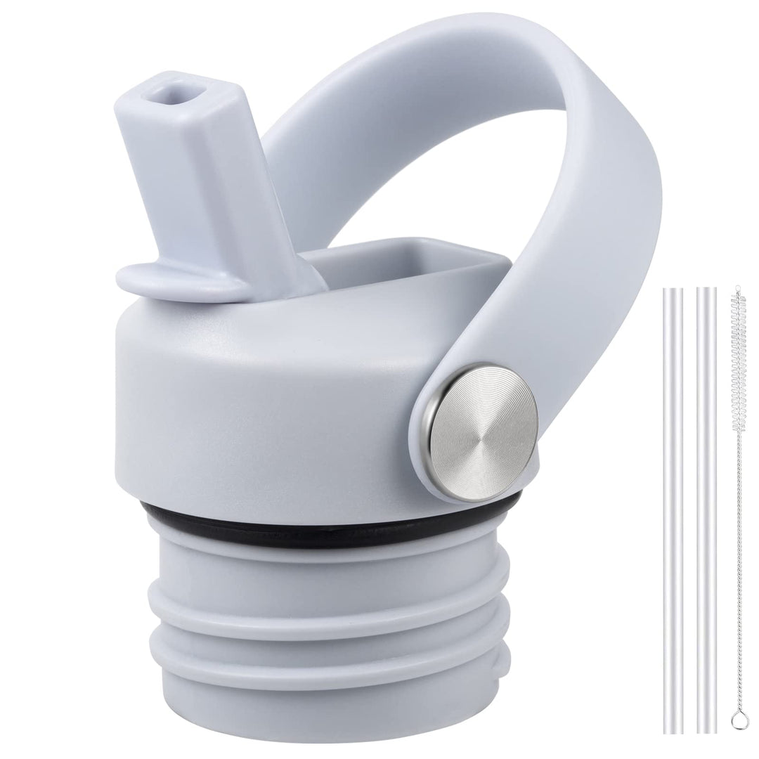 RRegeny Straw Lid for Hydro Flask Standard Mouth, Lid with Straws Fits Hydroflask Standard Mouth 21 24 oz, Sports Flex Cap Water Bottle Accessories Replacement Lid Top