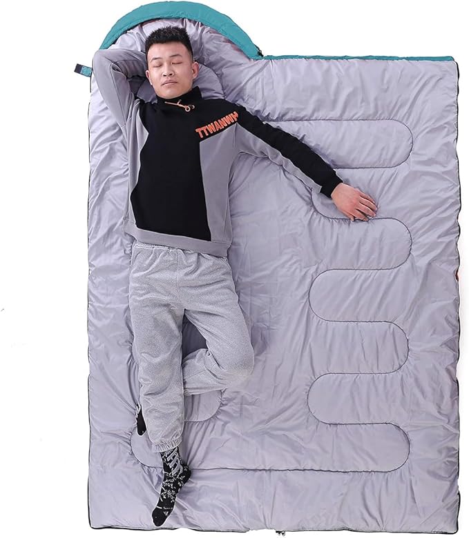 Camping Sleeping Bag 3 Seasons Lightweight &Waterproof with Compression Sack Camping Sleeping Bag Indoor & Outdoor for Adults & Kids