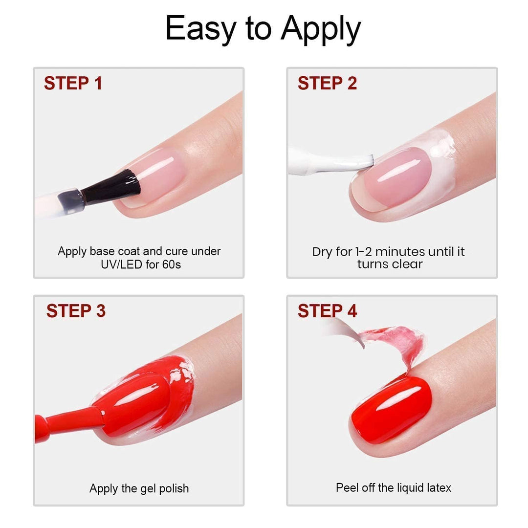 Beetles Gel Nail Polish Set | 3PCS 15ML | Long-Lasting Shine & Marble Effect