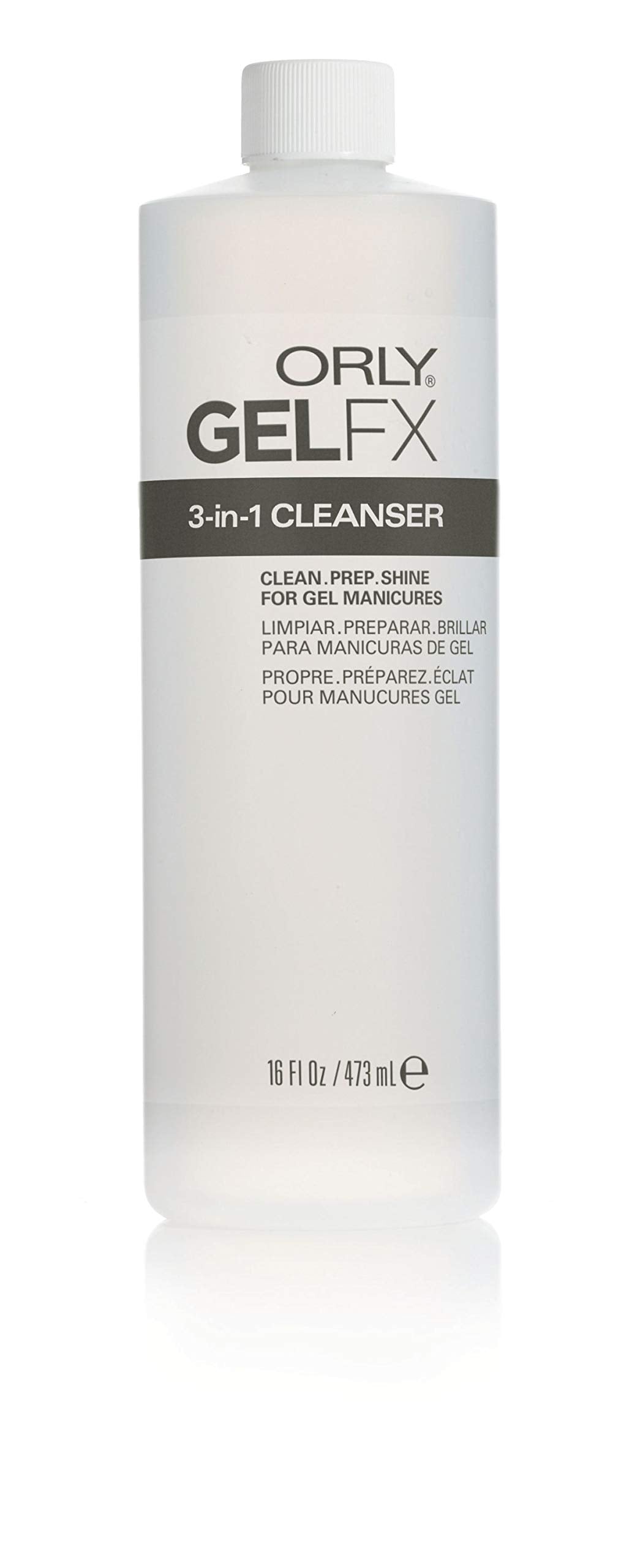 Orly Gel Fx 3-in-1 Cleanser, 16 Fluid Ounce
