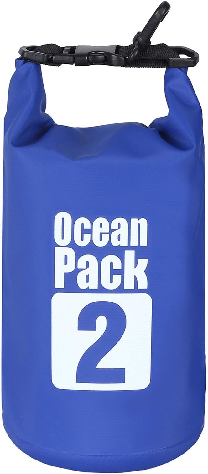 2L/3L/5L/10L/15L/20L/30L 500D Tarpaulin Heavey-Duty PVC Water Proof Dry Bag Sack for Kayaking/Boating/Canoeing/Fishing/Rafting/Swimming/Camping/Snowboarding