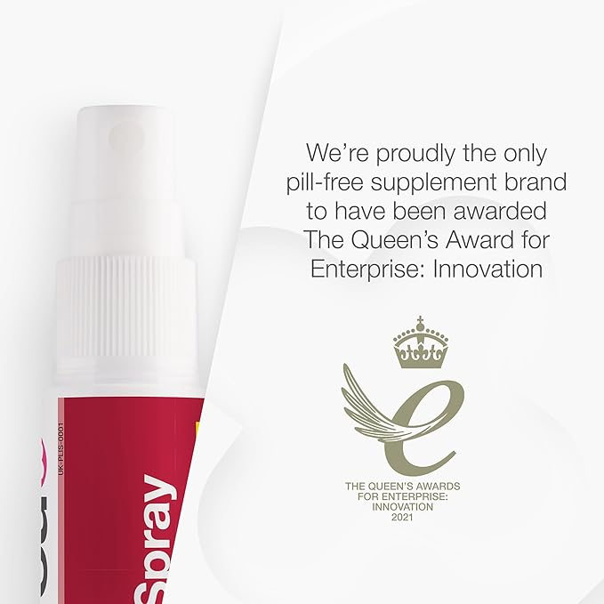 BetterYou Iron 5 Oral Spray - Natural Liquid Vitamin Supplement - Daily Iron Supplement Vitamin Spray - Easy, Tasty Alternative to Pills - 0.85 oz