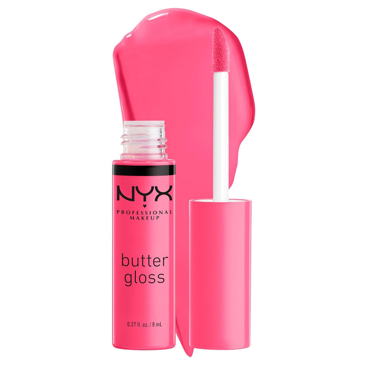NYX Butter Gloss | Non-Sticky Lip Gloss for Women | Peaches & Cream