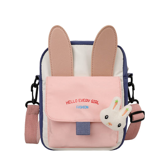 Hiflyer Girls Purse Kids Purse, Bunny Bag Bunny Purses for Girls, Little Girls Purse Toddler Purse for Girls Kids Bags for Girls (Pink)