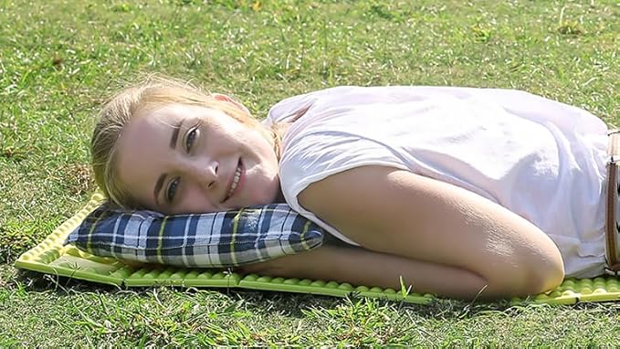 REDCAMP Foldable Foam Camping Pads for Sleeping, Waterproof Closed Cell Foam Camping Sleeping Pad - Ultra-Lightweight for Hiking & Backpacking, R-2.1 Insulated, Royal Blue/Grey/Green/Brown/Khaki