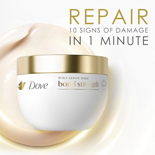 Dove Hair Mask Bond Strength for Chemically Damaged Hair with Bio-Protein Care Technology and Peptide Complex 9.2 Fl Oz