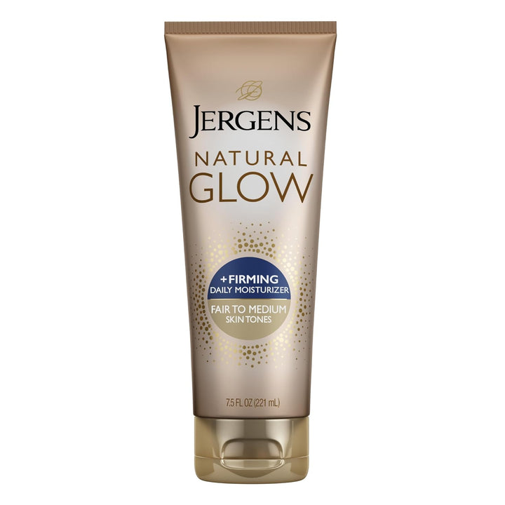 Jergens Natural Glow Firming Self Tanner Lotion | Fair to Medium Skin | 7.5 Fl Oz