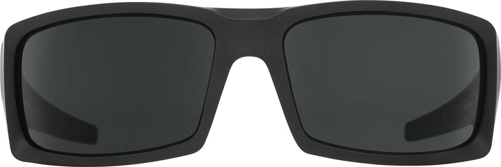 Spy Optic Men's General Rectangular Sunglasses, Ansi Matte Black/Gray, 60 mm