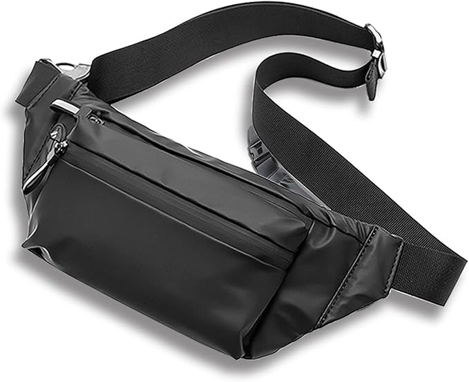 Fanny Pack Crossbody Bags for Women Girls Men Kids Shoulder, Running Belt Bag Leather Phone Pouch, Waterproof Chest Waist Bags for Travel Walking Hiking Cycling Workout Exercise Sports Pocket