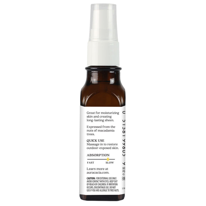 Aura Cacia Organic Skin Care, Protecting Macadamia Oil, 1 Fluid Ounce
