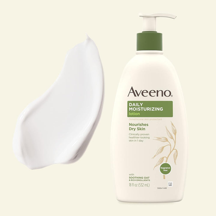 Aveeno Daily Moisturizing Lotion | 18 Fl. Oz | Hydrating & Soothing Formula