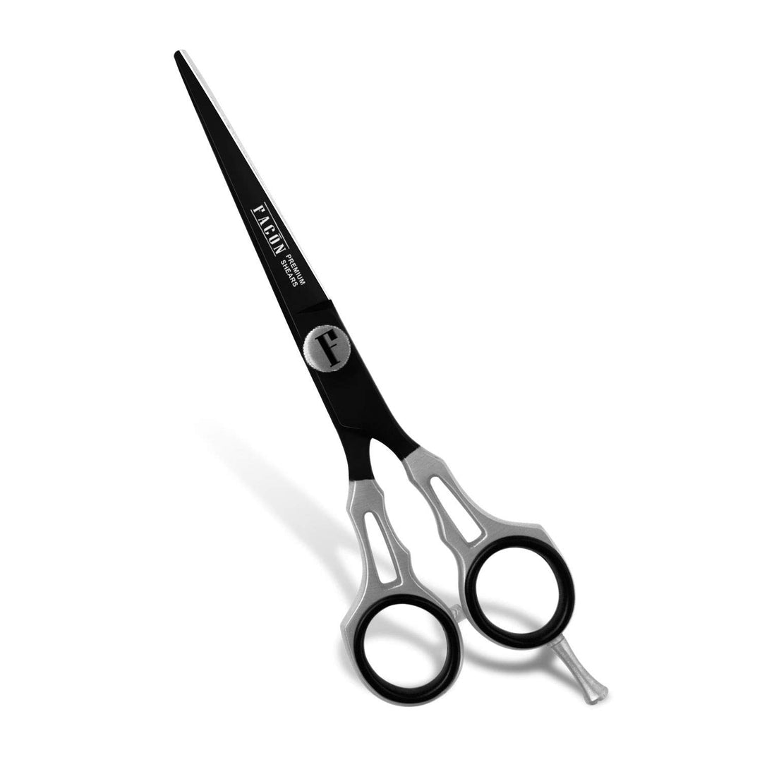 Fac  N Professional Razor Edge Barber Hair Cutting Scissors - Japanese Stainless Steel - 6.5'' Length - Fine Adjustment Tension