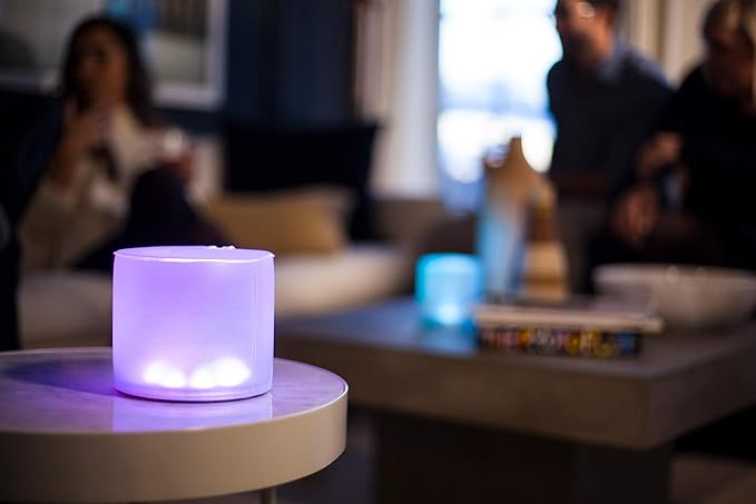 BioLite Luci Color Essence: Solar Inflatable Lantern with 8 Pastel Color Options, 15 Lumens LEDs, Matte Finish, Lasts Up to 6 hrs, Rechargeable via Solar, Waterproof, Indoor/Outdoor Decorating