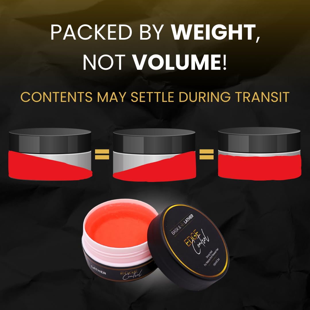 Strong Hold Edge Control Gel | Non-Greasy, Long Lasting | 5.3 Fl Oz