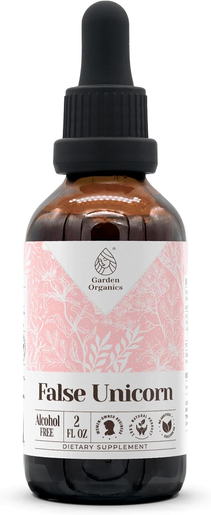 False Unicorn Alcohol-Free Natural Tincture Extract, Immune System Booster, Liquid Drops Made from 100% False Unicorn (Chamaelirium luteum) Dried Root (2 fl oz)