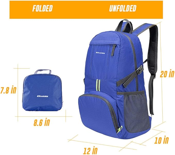 35L Lightweight Packable Backpack Waterproof Durable Hiking Travel Backpack Daypack