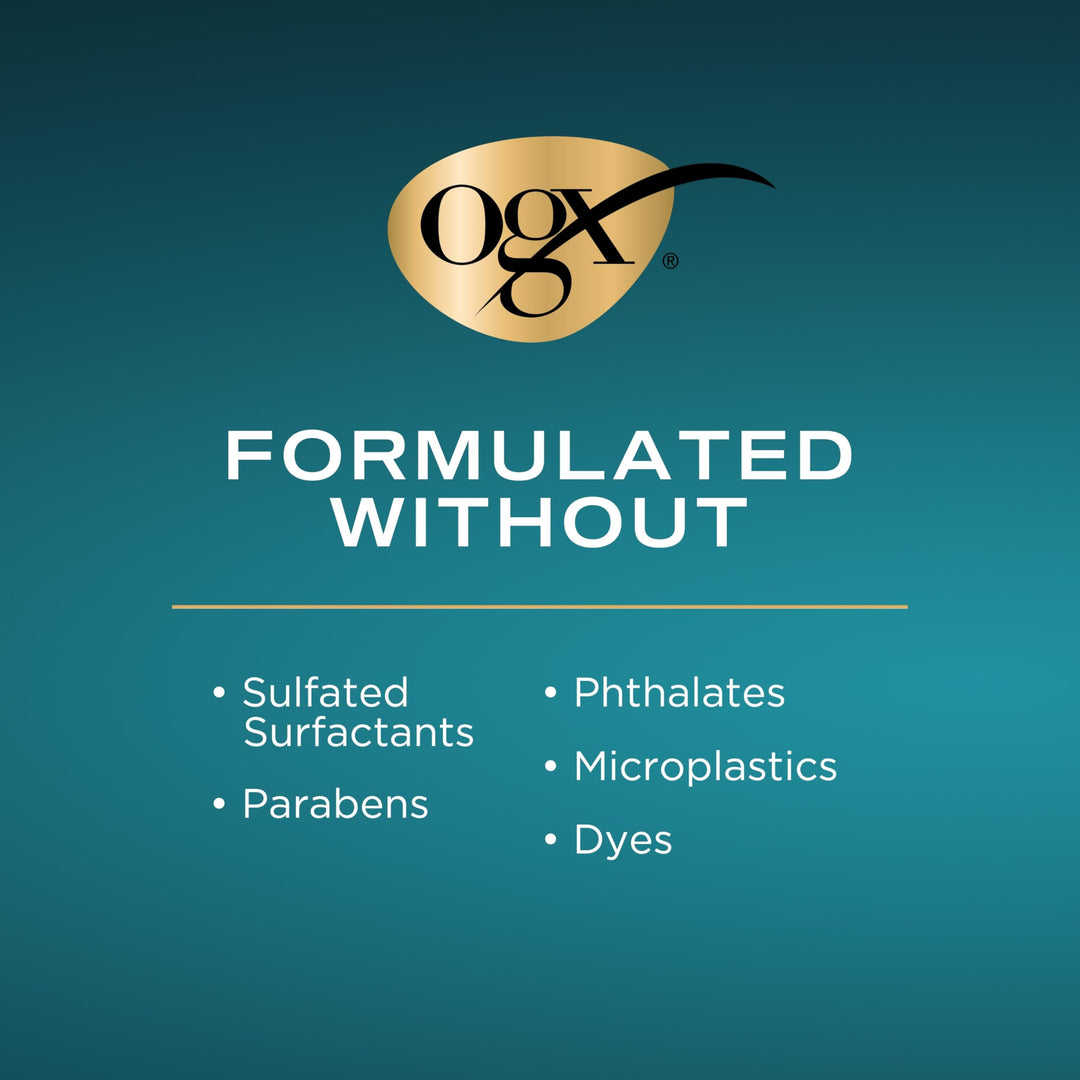 OGX Clarifying Strength + Rosemary Mint Shampoo, Clarifying Shampoo Visibly Helps Remove Oil & Residue to Clear Away Buildup from Oily Hair, Sulfate-Free Surfactants, 13 fl. oz