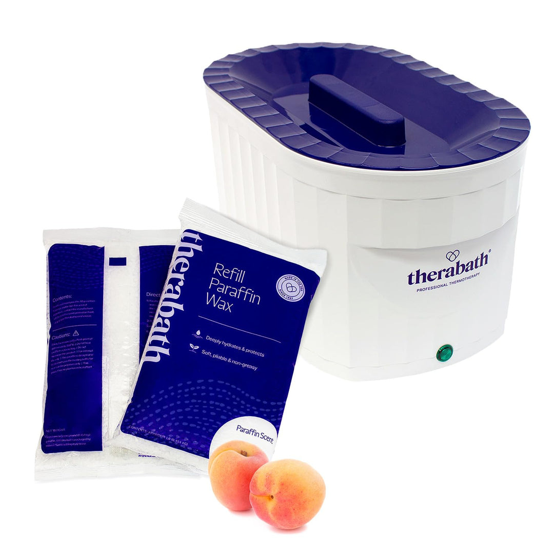 Therabath Professional Thermotherapy TB6 Paraffin Wax Bath - Helps Relieve Arthritis & Muscle Stiffness - Heat Therapy for Hands, Feet, Face & Body - Made in USA - 6 lb. PeachE