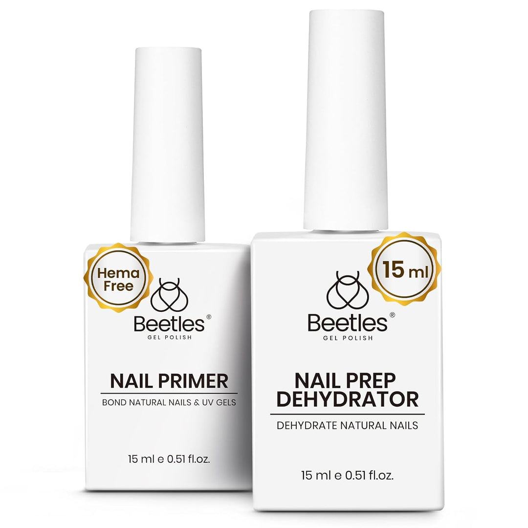 Beetles 3Pcs Builder Nail Gel Set | 15ml No Wipe Top Coat & Base Coat | Long-Lasting Shine for Women