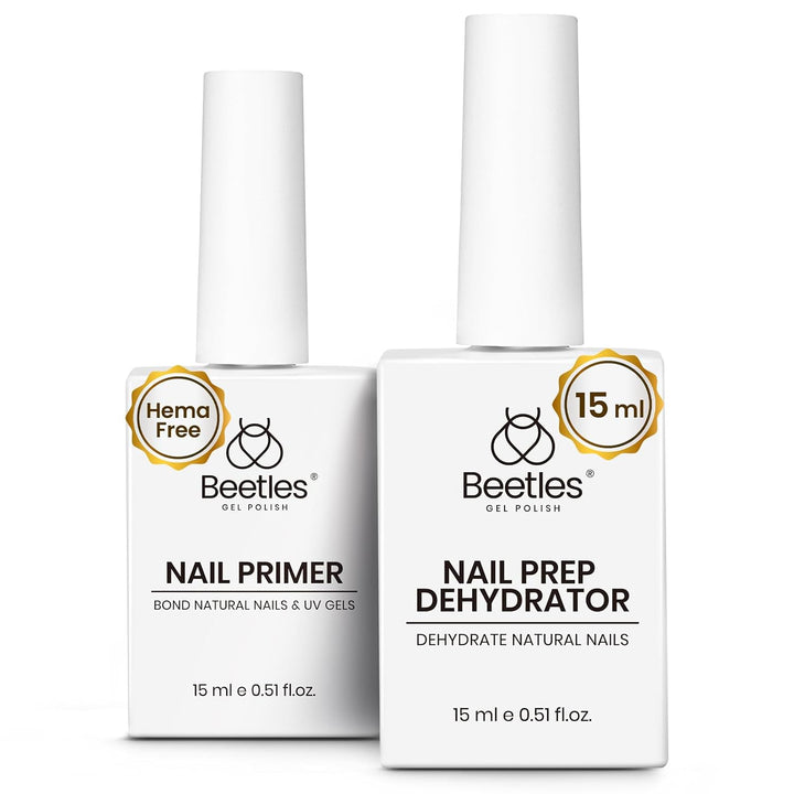 Beetles 3Pcs Builder Nail Gel Set | 15ml No Wipe Top Coat & Base Coat | Long-Lasting Shine for Women