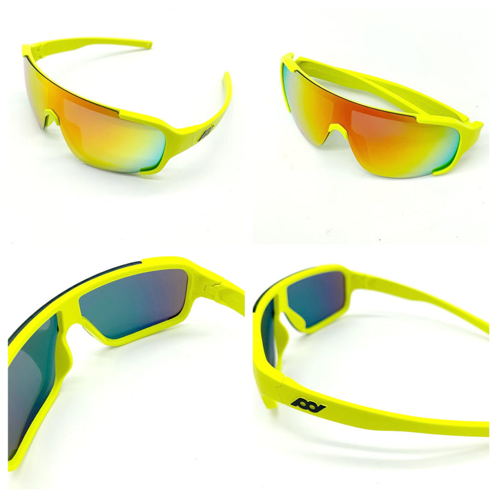 XII WY Polarized Youth Kids Sports Sunglasses Cycling Running Golf for Boys Girls Brown lens