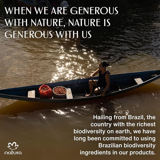 NATURA - Ekos Maracujá Triple Phase Shower Oil - Calming In-Shower or Bath Oil - Scented - Skin Moisturizer - Vegan Skin Care - Brazilian Beauty Secrets - Self Care - 6.7 fl oz (200ml)