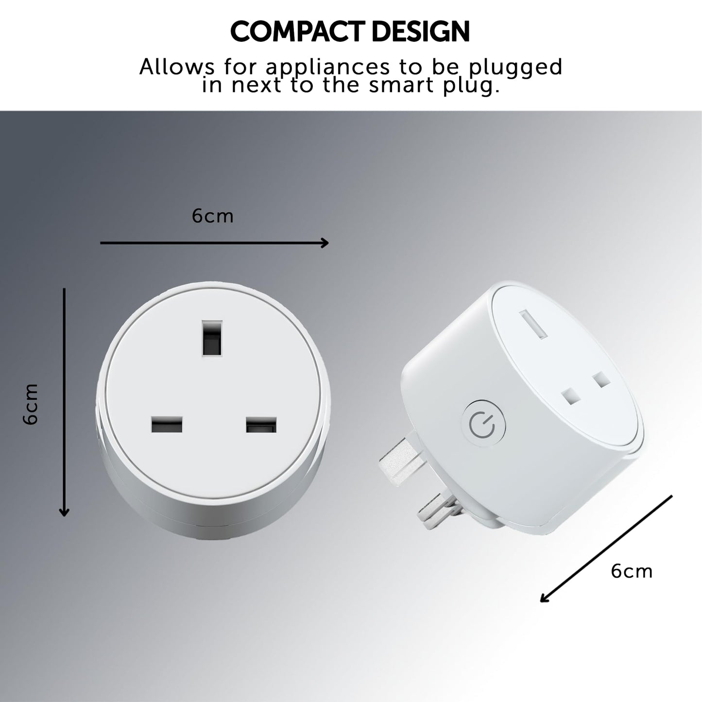 Defender Smart Plug WiFi - Alexa & Google Home Compatible Wireless Voice Controlled Outlet - Remote Control Timer Socket for Home Automation - Smart Wifi Socket