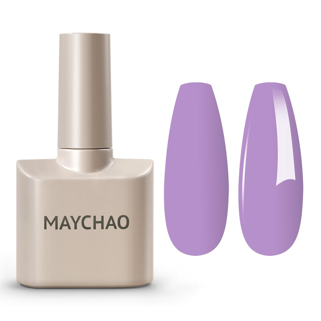 Maychao 15Ml Bight Purple Gel Nail Polish 1Pc Wisteria Gel Polish Soak Off Uv Led Nail Polish Nail Art Starter Manicure Salon Di