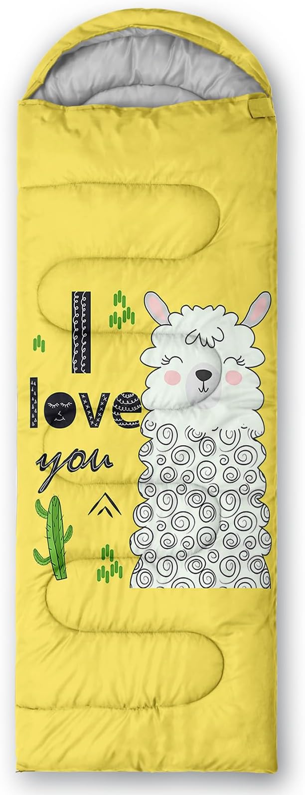 AILONEN Boys Sports Camping Sleeping Bags,Lightweight & Waterproof,3 Season Warm & Cool Weather,Black Player Basketball Sleeping Bags for Kids Adults,Travelling,Outdoors