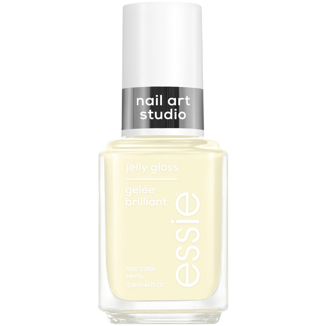 essie Nail Art Studio Jelly Gloss Polish, Vegan, Sheer Yellow Nail Polish, Buttercup Jelly, 0.46 Fl Oz