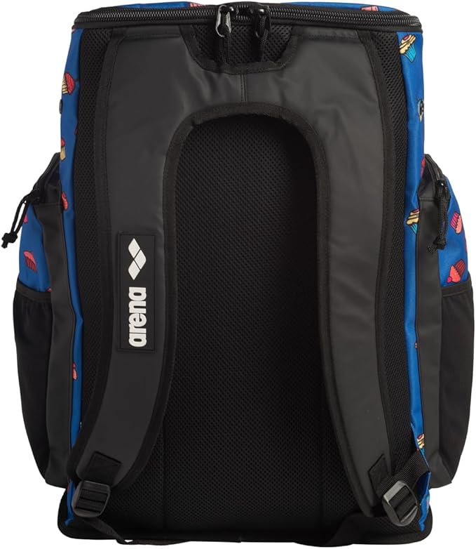 ARENA Spiky III Backpack 45 Swimming Athlete Sports Gym Rucksack Large Training Gear Equipment Swim Bag for Men and Women, 45 Liters, Cupcakes