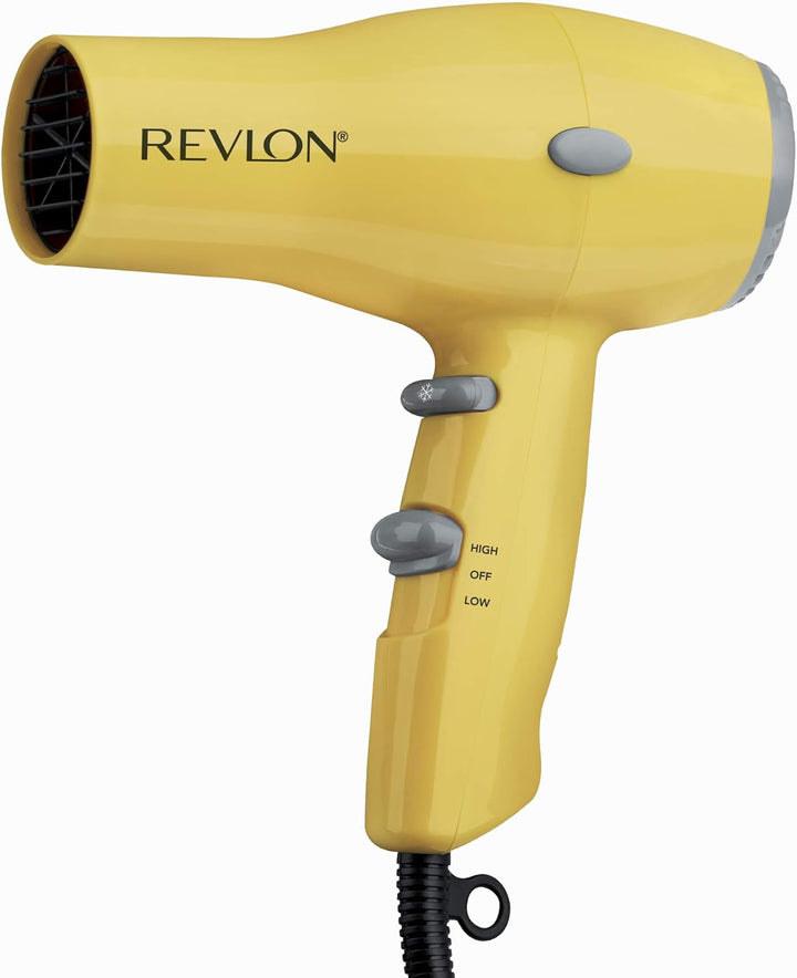 REVLON 1875W Travel Hair Dryer – Lightweight, Salon-Style Blowouts | Black