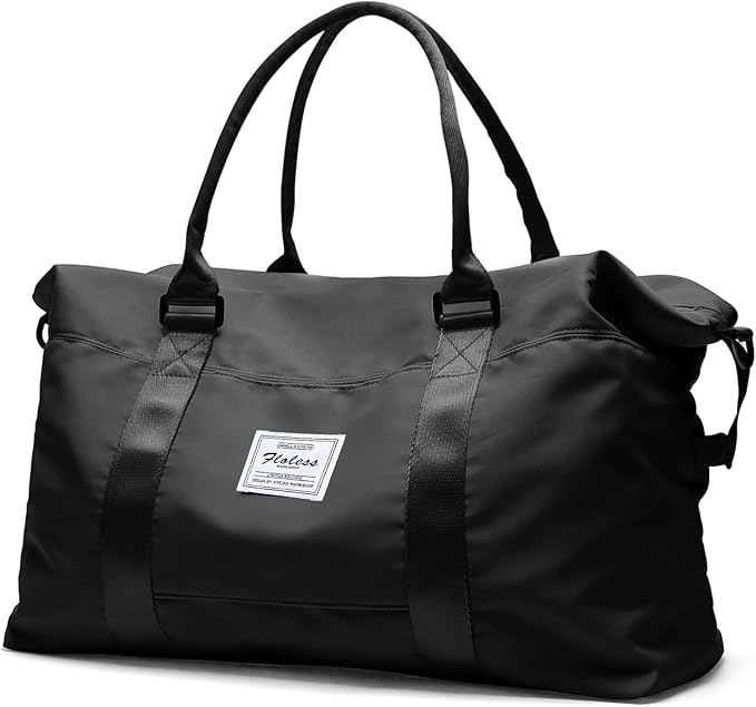 Travel Duffel Bag,Sports Tote Gym Bag,Shoulder Weekender Overnight Bag for Women
