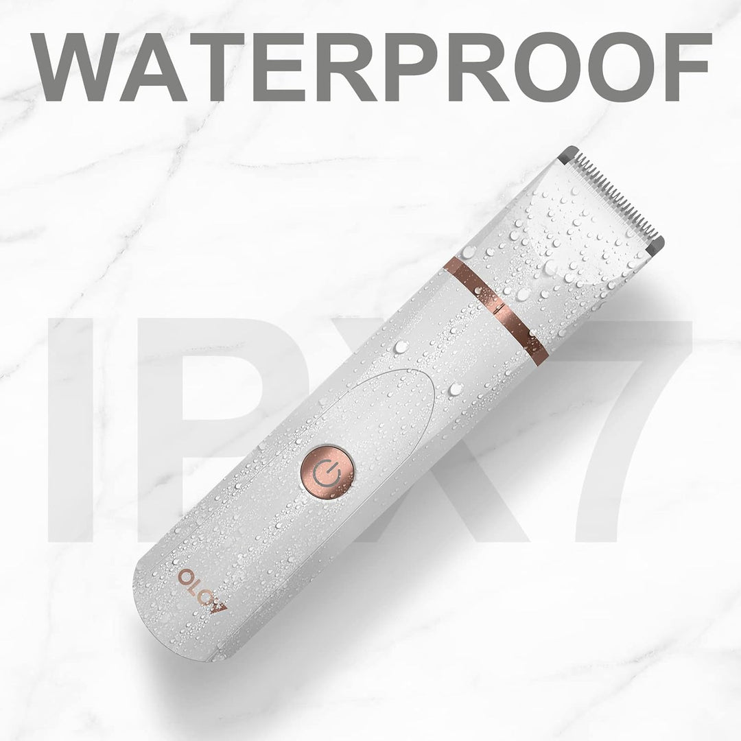 Electric Body Hair Trimmer | Waterproof Groomer for Men & Women | USB Rechargeable