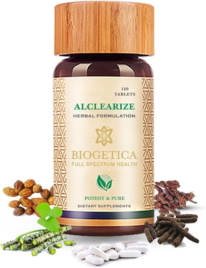 Alclearize Tablets 100% Natural Vegan Promote Immunity, Healthy Skin Non-GMO Ayurvedic 120 Tablet