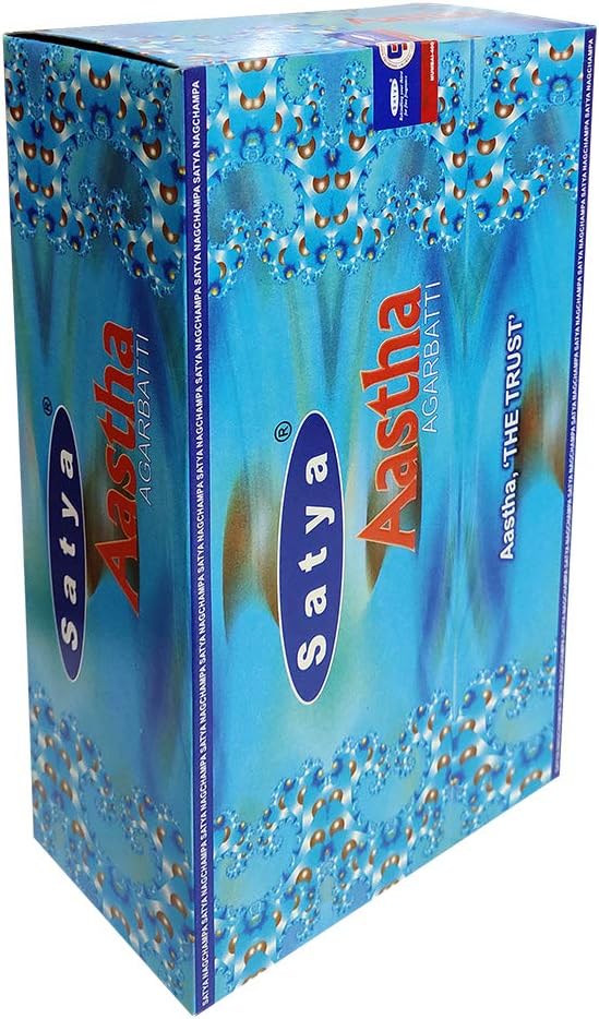 Aastha Incense Sticks and Incense Stick Holder Bundle Insence Insense Satya Incense